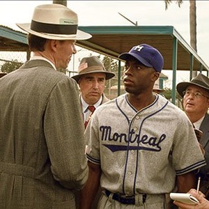 Movie Review - '42' - Earnest Jackie Robinson Biopic Wears Its