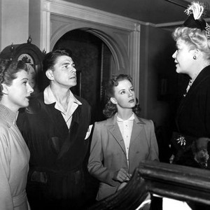LOUISA, Ruth Hussey, Ronald Reagan, Piper Laurie, Spring Byington, 1950