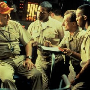 THE CRIMSON TIDE, Gene Hackman, Denzel Washington, Matt Craven, Rocky Carroll, 1995. (c) Buena Vista Pictures