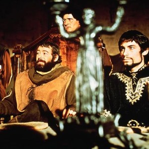 THE LION IN WINTER, (seated) Peter O'Toole, Timothy Dalton, 1968