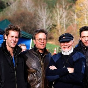 THE CHRONICLES OF NARNIA: THE LION, THE WITCH AND THE WARDROBE, Producers Perry Moore, Mark Johnson, Douglas Gresham, Philip Steuer, on set, 2005, (c) Walt Disney