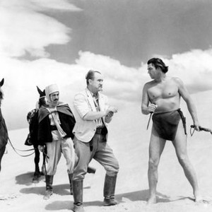 TARZAN'S DESERT MYSTERY, Philip Van Zandt, Joe Sawyer, Johnny Weissmuller, 1943