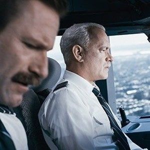 (L-R) Aaron Eckhart as Jeff Skiles and Tom Hanks as Chesley "Sully" Sullenberger in "Sully." photo 12