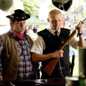 HOT FUZZ, Nick Frost, Simon Pegg, 2007. ©Rogue Pictures
