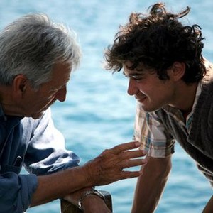 EDEN IS WEST, (aka EDEN A L'OUEST), from left: director Costa-Gavras, Riccardo Scamarcio, on set, 2009. ©Pathe Films