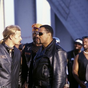 Dogg (KID ROCK, center left) challenges Smoke (LAURENCE FISHBURNE, center right) to a race as Soul Train (ORLANDO JONES, far left) and Motherland (DJIMON HOUNSOU, center) look on. photo 20