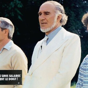 QUE LES GROS SALAIRES LEVENT LE DOIGT!, from left: Jean Poiret, Michel Piccoli, Daniel Auteuil, 1982, © Parafrance Films
