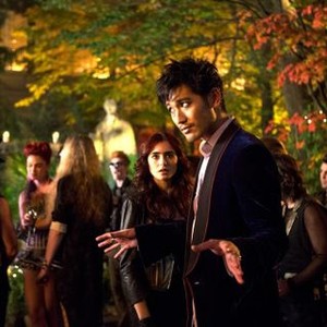 THE MORTAL INSTRUMENTS: CITY OF BONES, l-r: Lily Collins, Godfrey Gao, 2013, ph: Rafy/©Sony Pictures
