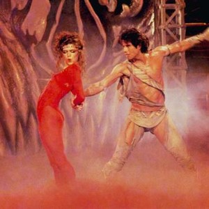 STAYING ALIVE, from left: Cynthia Rhodes, John Travolta, 1983, © Paramount