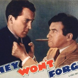 THEY WON'T FORGET, Edward Norris, Claude Rains, 1937