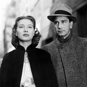THE SLEEPING CITY, from left: Peggy Dow, Richard Conte, 1950