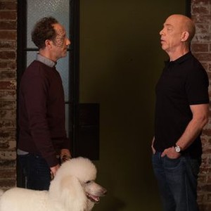 Growing Up Fisher, Joey Slotnick (L), J.K. Simmons (R), 'The Man With The Spider Tattoo', Season 1, Ep. #8, 04/15/2014, ©NBC