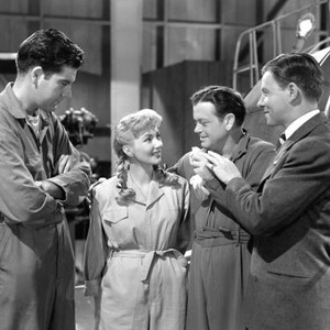 UP GOES MAISIE, from left: Lewis Howard, Ann Sothern, Murray Alper, George Murphy, 1946
