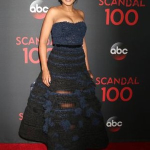 Kerry Washington (wearing a J. Mendel dress) at arrivals for SCANDAL 100th Episode Celebration, Fig & Olive in West Hollywood, Los Angeles, CA April 8, 2017. Photo By: Priscilla Grant/Everett Collection