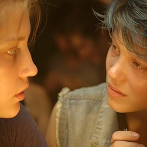 (L-R) Adèle Exarchopoulos as Adèle and Léa Seydoux as Emma in "Blue Is the Warmest Color."