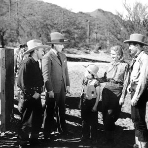 THE SINGING COWGIRL, far left: Vince Barnett, second from right: Dorothy Page, 1938