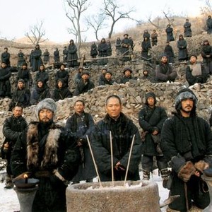 THE WARLORDS, (aka TAU MING CHONG), front, from left: Andy Lau, Takeshi Kaneshiro, Jet LI, 2007. ©Magnolia Films