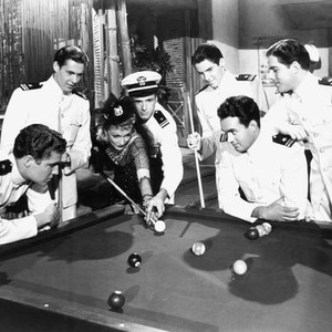 SEVEN SINNERS, Marlene Dietrich (third from left), William Bakewell, 1940