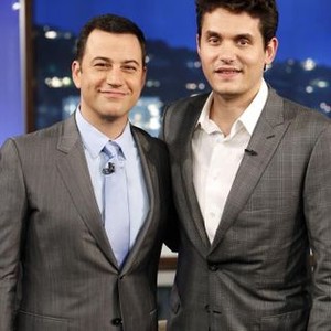 Jimmy Kimmel Live, Jimmy Kimmel (L), John Mayer (R), 'Episode 130', Season 11, Ep. #130, 10/03/2013, ©ABC