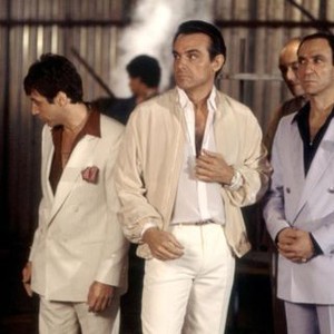 SCARFACE, Al Pacino, Paul Shenar, F. Murray Abraham, 1983, (c)Universal