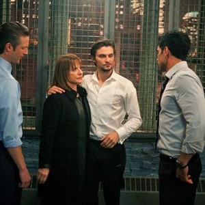 Law &amp; Order: Special Victims Unit, Peter Scanavino (L), Patti LuPone (R), 'Forgiving Rollins', Season 16, Ep. #10, 01/07/2015, ©NBC