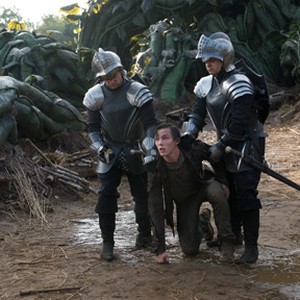 Nicholas Hoult (center) as Jack in "Jack the Giant Slayer."
