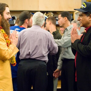 Mike Myers (left) stars as Guru Pitka and Deepak Chopra (right) appears as himself in the comedy "The Love Guru." photo 9