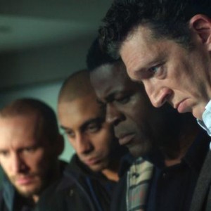 TRANCE, Danny Sapani (second from right), Vincent Cassel (right), 2013./TM and ©Copyright Fox Searchlight Pictures. All rights reserved.
