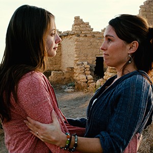 (L-R) Willa Holland as Davey and Amy Jo Johnson as Gwen Wexler in "Tiger Eyes." photo 12