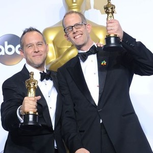 Pete Docter, Jonas Rivera, Winners: Best Animated Feature Film of the Year for INSIDE OUT in the press room for The 88th Academy Awards Oscars 2016 - Press Room, The Dolby Theatre at Hollywood and Highland Center, Los Angeles, CA February 28, 2016. Photo By: Elizabeth Goodenough/Everett Collection