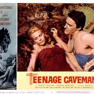 TEENAGE CAVEMAN, Robert Vaughn, Sarah Marshall, 1958