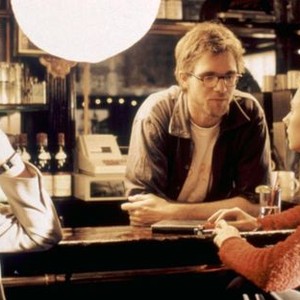 NEXT STOP WONDERLAND, Ernest Thompson, director Brad Anderson, Hope Davis, on set, 1998. ©Miramax