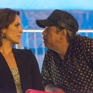 The Bridge, Annabeth Gish (L), Ramon Franco (R), 'All About Eva', Season 1, Ep. #12, 09/25/2013, ©FX