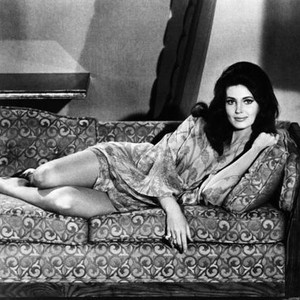 P.J., Gayle Hunnicutt, in a dress by Jean Louis, 1968