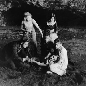 MALE AND FEMALE, (clockwise from bottom), Gloria Swanson, Edmund Burns, Mildred Reardon, Lila Lee, Thomas Meighan, Raymond Hatton, 1919