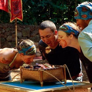 Survivor, Brandon Hantz (L), Sophie Clarke (R), 'Taste The Victory', Season 23: South Pacific, Ep. #5, 10/12/2011, ©CBS