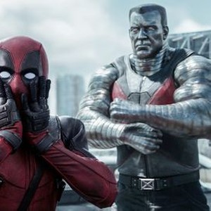 DEADPOOL, from left: Ryan Reynolds, as Deadpool, Colossus (voice: Stefan Kapicic), Brianna Hildebrand, 2016./TM & © Twentieth Century Fox Film Corporation. All rights reserved.
