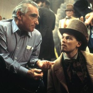 GANGS OF NEW YORK, Director Martin Scorsese, Leonardo Di Caprio on the set, 2002, (c) Miramax