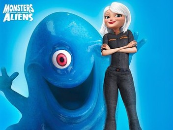 Monsters Vs Aliens Dr. Kakerlakk Og Susan Monsters Vs Aliens' Susan X