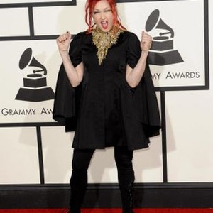 Cyndi Lauper at arrivals for The 56th Annual Grammy Awards - ARRIVALS, STAPLES Center, Los Angeles, CA January 26, 2014. Photo By: Charlie Williams/Everett Collection