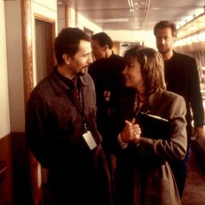 AIR FORCE ONE, Gary Oldman (l.), Elya Baskin (back right), 1997, (c)Columbia Pictures