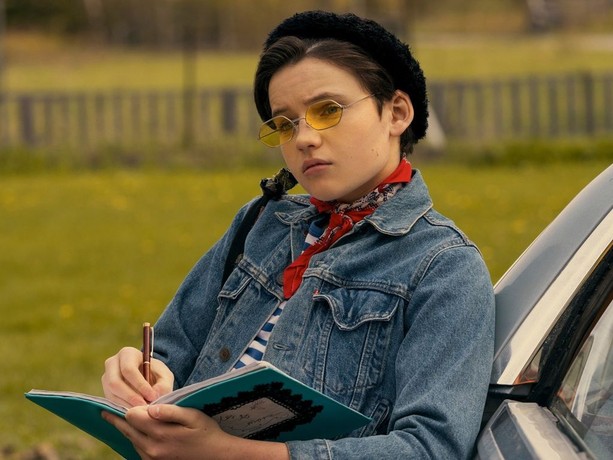 Macy and Buddy's younger son, wannabe famous actor Lester Smart (Benjamin Evan Ainsworth) has trouble relating to his classmates, in "Everything's Going to Be Great." (Lionsgate)