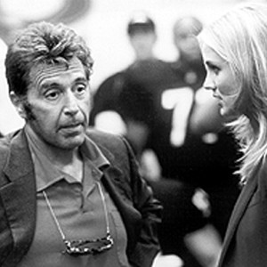 Al Pacino and Cameron Diaz in Warner Brothers' Any Given Sunday