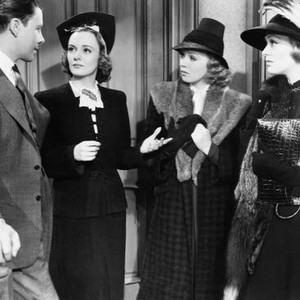 LETTER OF INTRODUCTION, from left: George Murphy, Andrea Leeds, Rita Johnson, Eve Arden, 1938