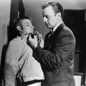 CRY BABY KILLER, Harry Lauter (right), 1958