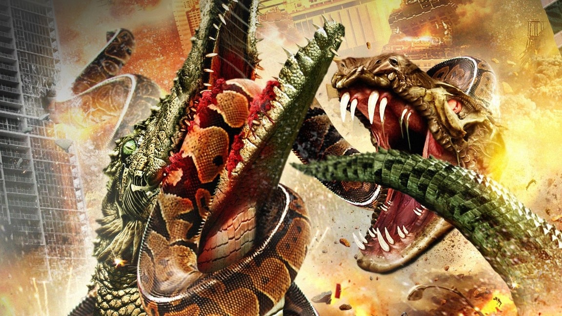 Mega Python vs attrice gatoroid