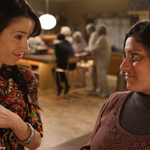 (L-R) Sally Hawkins as Linda and Goldy Notay as Roopi in "It's a Wonderful Afterlife." photo 20