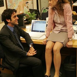 The Office, B.J. Novak (L), Jenna Fischer (R), 03/24/2005, ©NBC