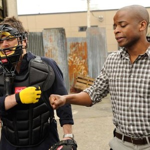 Psych, James Roday (L), Dulé Hill (R), 'The Amazing Psych-Man & Tap Man, Issue #2', Season 6, Ep. #4, 11/02/2011, ©USA