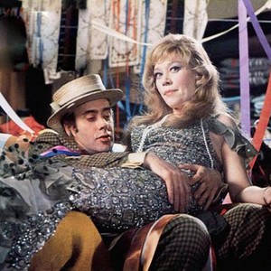 UNDER MILK WOOD, from left, Victor Spinetti, Glynis Johns, 1972